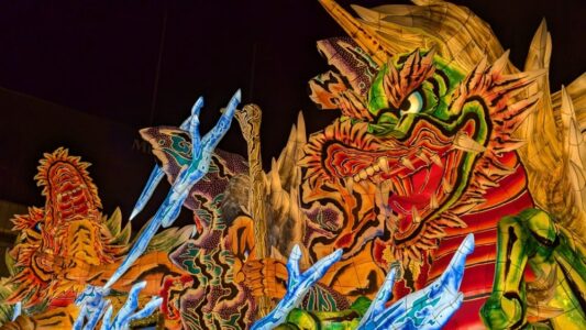 Photographie pendant 2 jours de festival : Scènes locales, chars, défilés & Feux d'Artifice