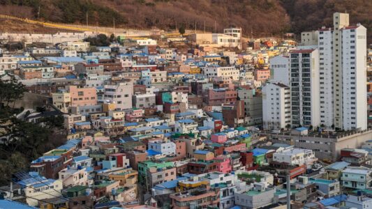 L'architecture sous toutes ses coutures dans la ville de Busan en Corée du sud
