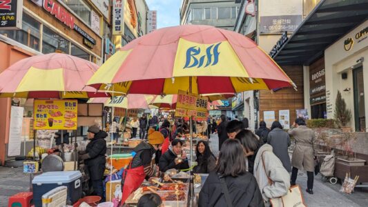 Reportage photo en mode foodie dans la ville de Busan en Corée du sud