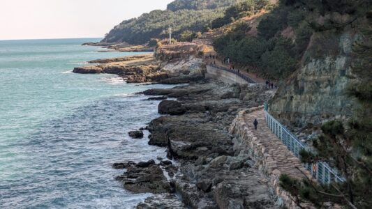 Découvrir le géo parc Igidae dans la ville de Busan en Corée du sud