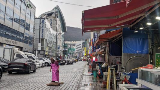 Explorer et photographier le marché de Jagalchi à Busan