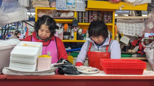 Explorer et photographier le marché de Jagalchi à Busan
