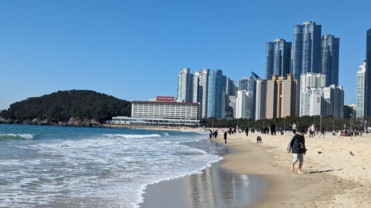 Découvrir la plage Haeundae dans la ville de Busan en Corée du sud