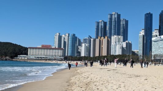 Découvrir la plage Haeundae dans la ville de Busan en Corée du sud