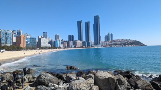 Découvrir la plage Haeundae dans la ville de Busan en Corée du sud