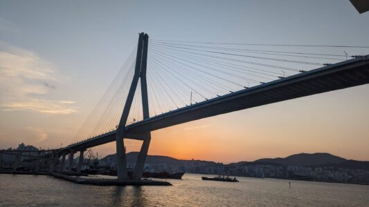 Traversée en bateau du Japon à la Corée du sud