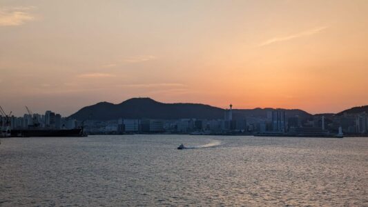 Traversée en bateau du Japon à la Corée du sud