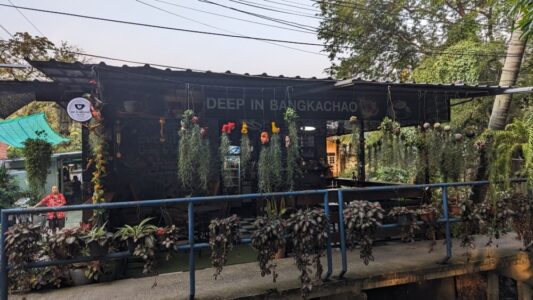 Café "Deep in Bangkachao" dans le parc Bangkachao à Bangkok